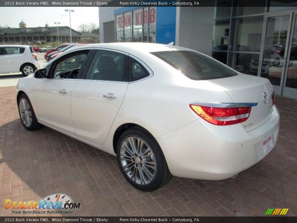 2013 Buick Verano FWD White Diamond Tricoat / Ebony Photo #2