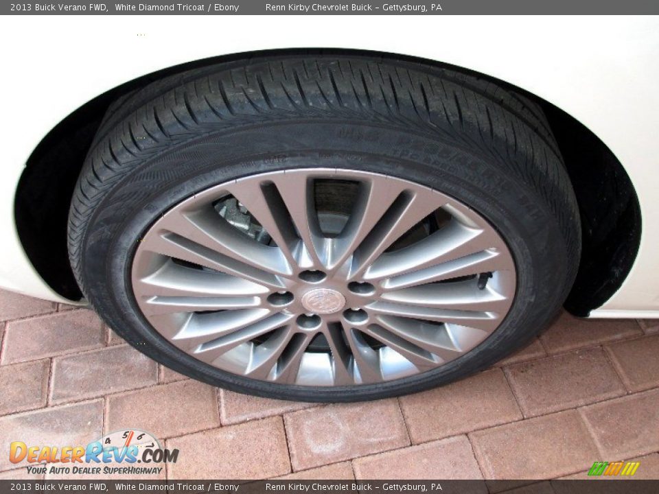2013 Buick Verano FWD White Diamond Tricoat / Ebony Photo #4