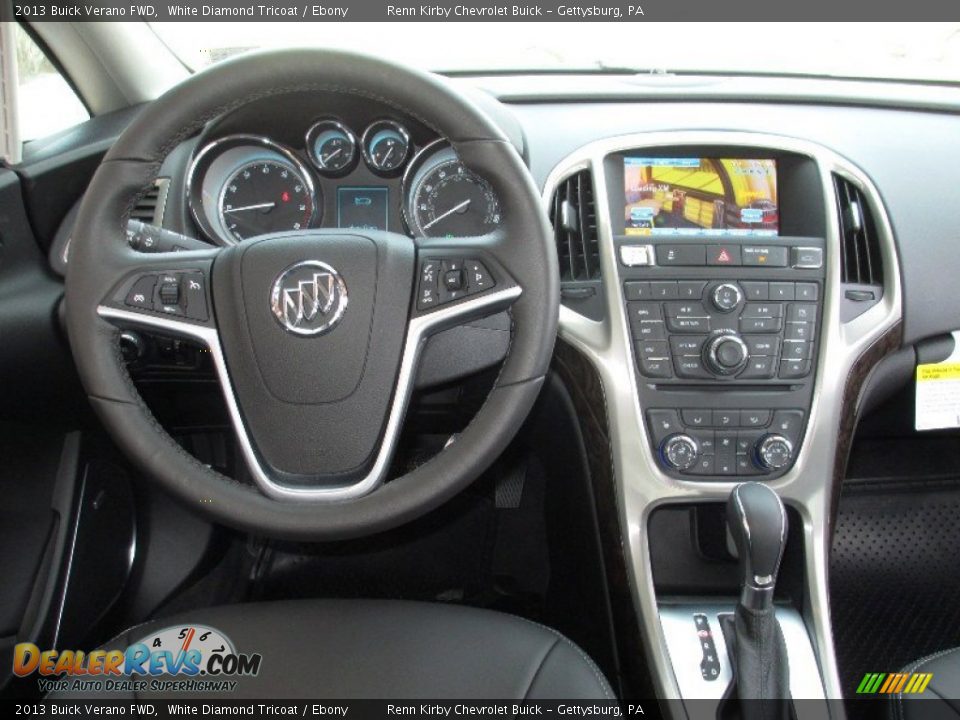 2013 Buick Verano FWD White Diamond Tricoat / Ebony Photo #7