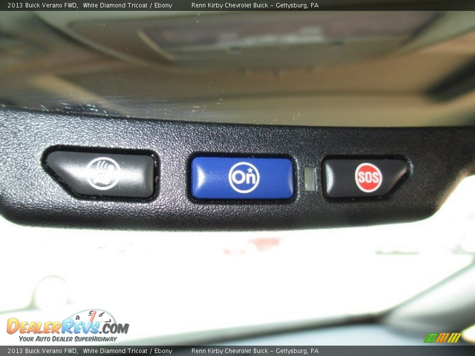 2013 Buick Verano FWD White Diamond Tricoat / Ebony Photo #9