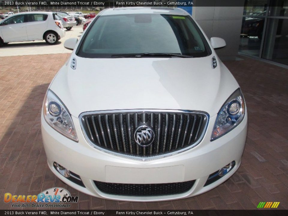 2013 Buick Verano FWD White Diamond Tricoat / Ebony Photo #15