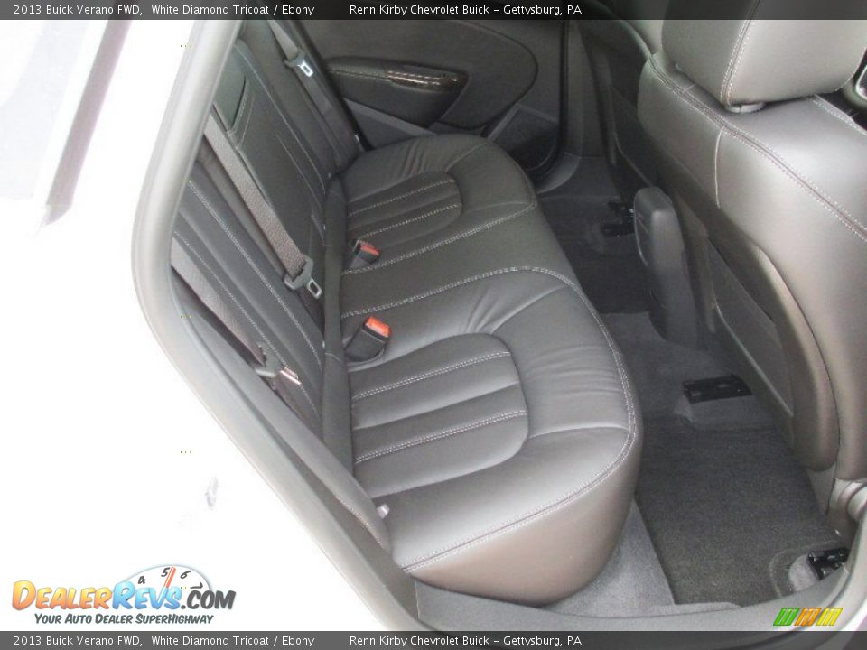 2013 Buick Verano FWD White Diamond Tricoat / Ebony Photo #21