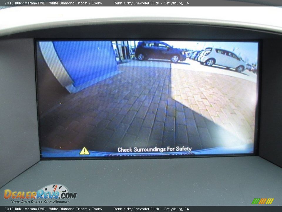 2013 Buick Verano FWD White Diamond Tricoat / Ebony Photo #26