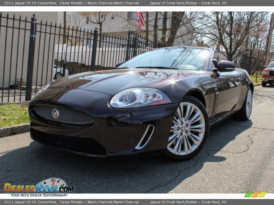 2011 Jaguar XK XK Convertible Caviar Metallic / Warm Charcoal/Warm Charcoal Photo #1