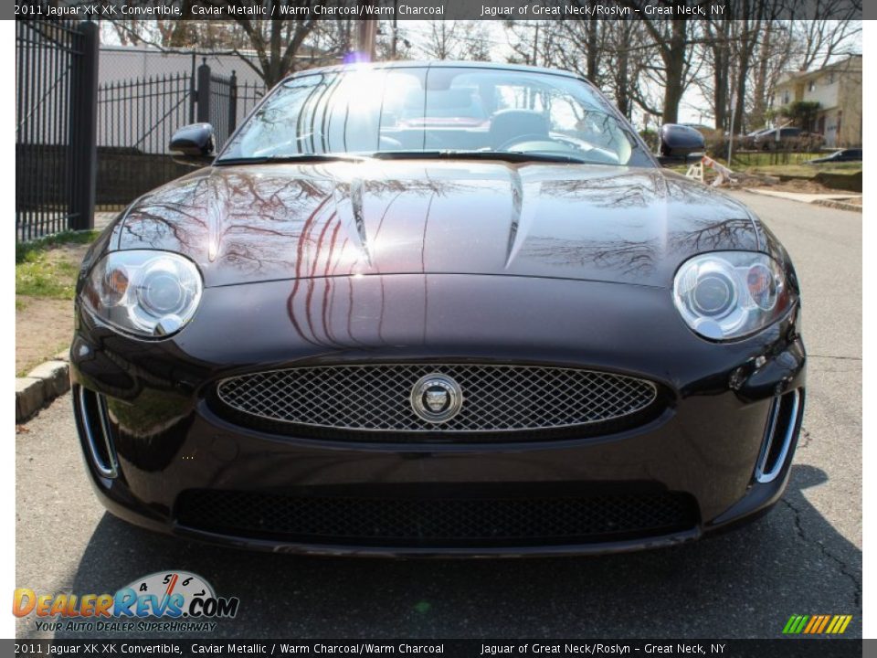 2011 Jaguar XK XK Convertible Caviar Metallic / Warm Charcoal/Warm Charcoal Photo #2