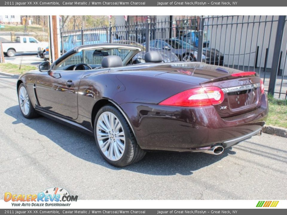 2011 Jaguar XK XK Convertible Caviar Metallic / Warm Charcoal/Warm Charcoal Photo #4