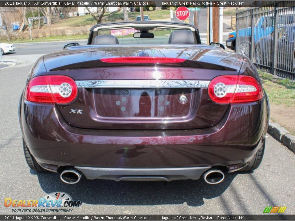 2011 Jaguar XK XK Convertible Caviar Metallic / Warm Charcoal/Warm Charcoal Photo #5