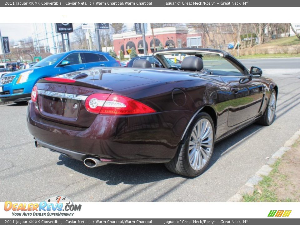 2011 Jaguar XK XK Convertible Caviar Metallic / Warm Charcoal/Warm Charcoal Photo #6