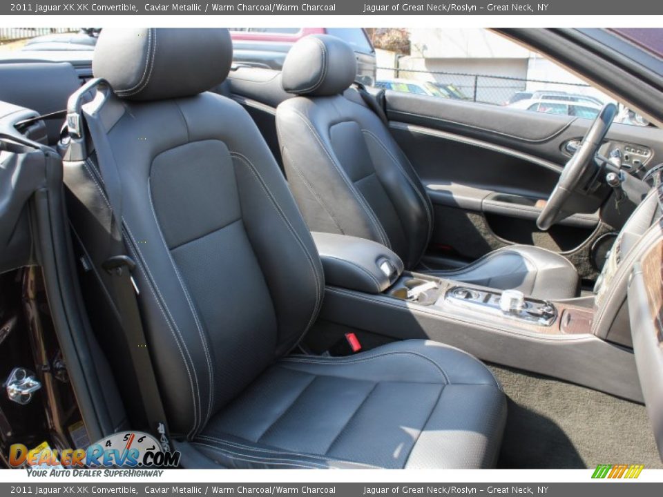 2011 Jaguar XK XK Convertible Caviar Metallic / Warm Charcoal/Warm Charcoal Photo #10