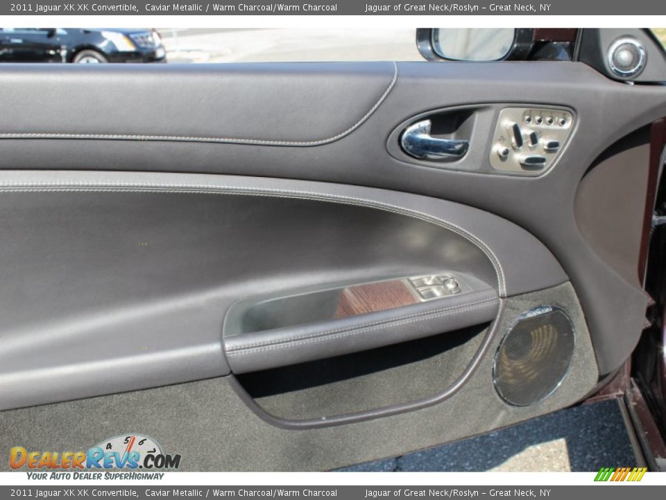 2011 Jaguar XK XK Convertible Caviar Metallic / Warm Charcoal/Warm Charcoal Photo #13