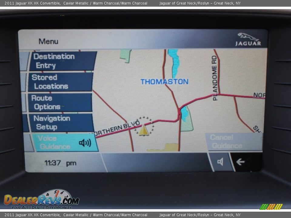 Navigation of 2011 Jaguar XK XK Convertible Photo #20
