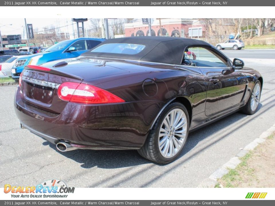 2011 Jaguar XK XK Convertible Caviar Metallic / Warm Charcoal/Warm Charcoal Photo #25