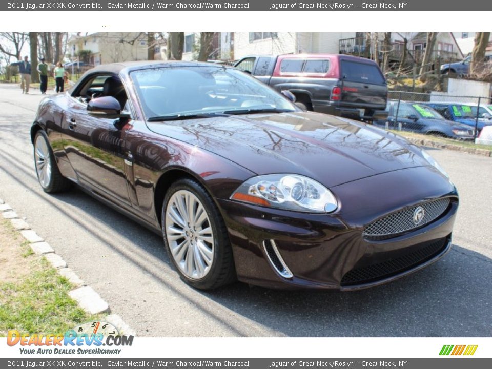 Front 3/4 View of 2011 Jaguar XK XK Convertible Photo #26