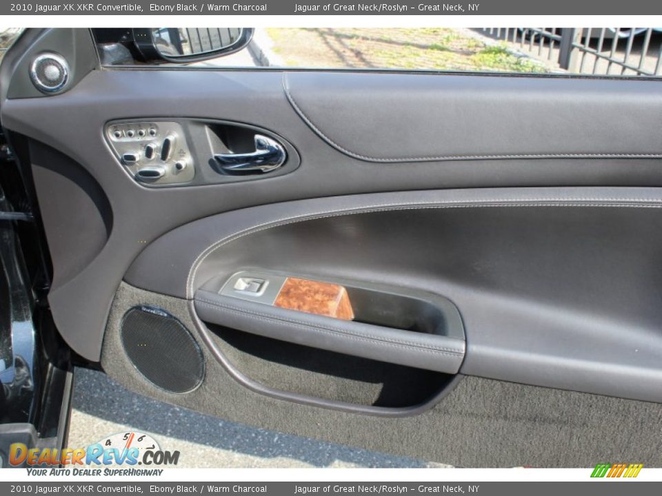 2010 Jaguar XK XKR Convertible Ebony Black / Warm Charcoal Photo #9