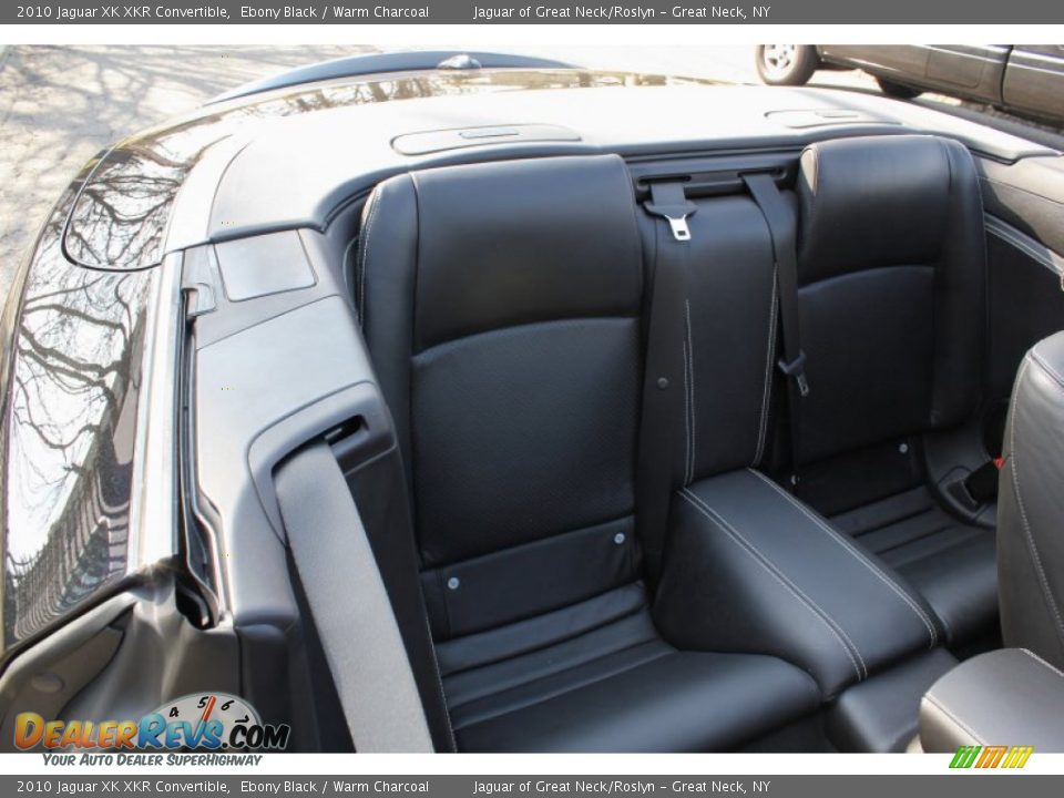 2010 Jaguar XK XKR Convertible Ebony Black / Warm Charcoal Photo #12