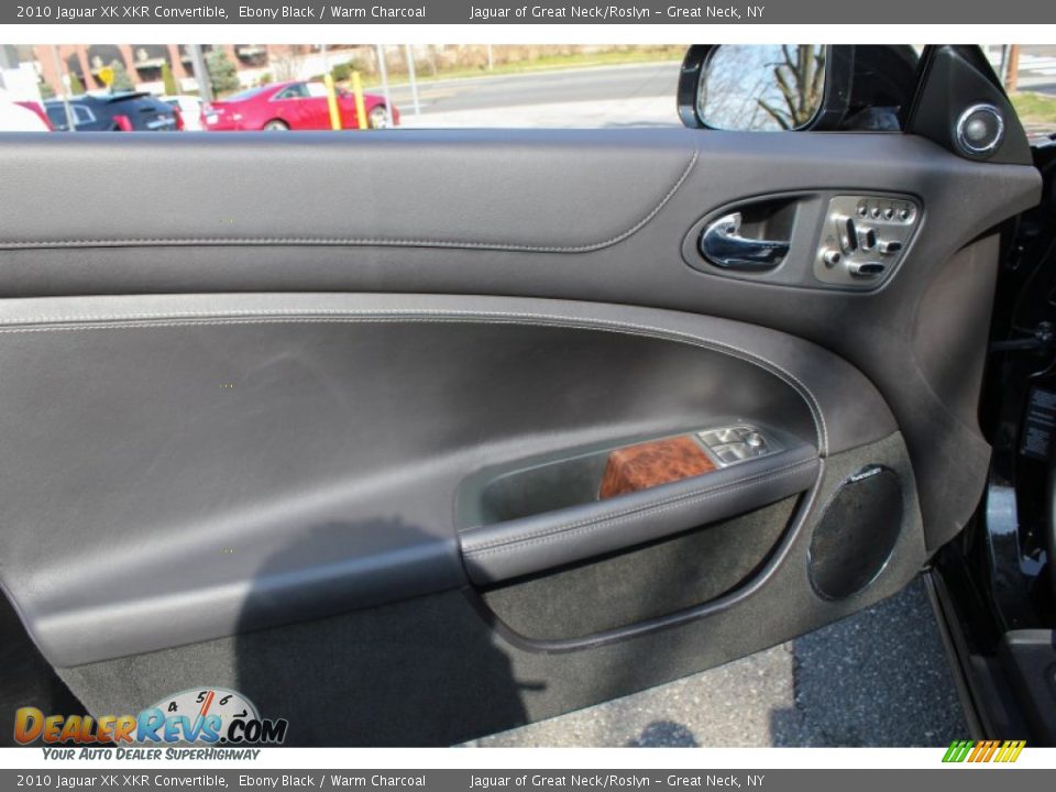 2010 Jaguar XK XKR Convertible Ebony Black / Warm Charcoal Photo #13