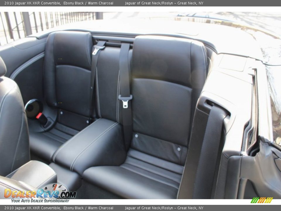 2010 Jaguar XK XKR Convertible Ebony Black / Warm Charcoal Photo #15