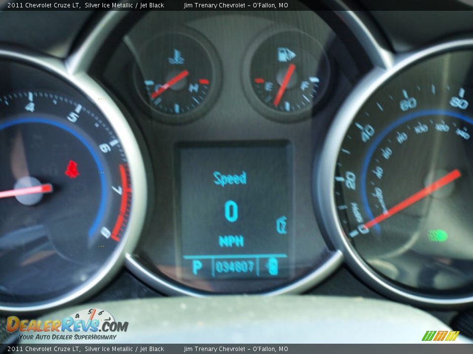 2011 Chevrolet Cruze LT Silver Ice Metallic / Jet Black Photo #14