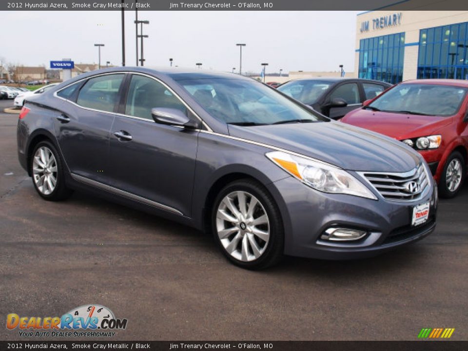 2012 Hyundai Azera Smoke Gray Metallic / Black Photo #2