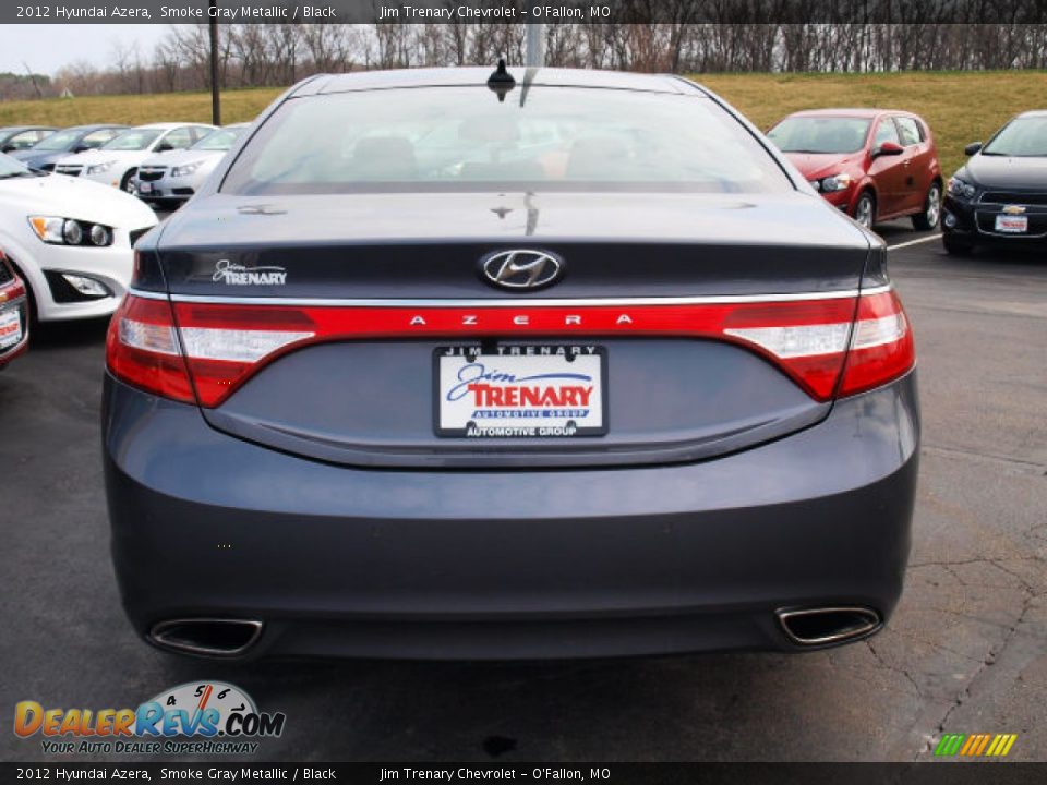 2012 Hyundai Azera Smoke Gray Metallic / Black Photo #6
