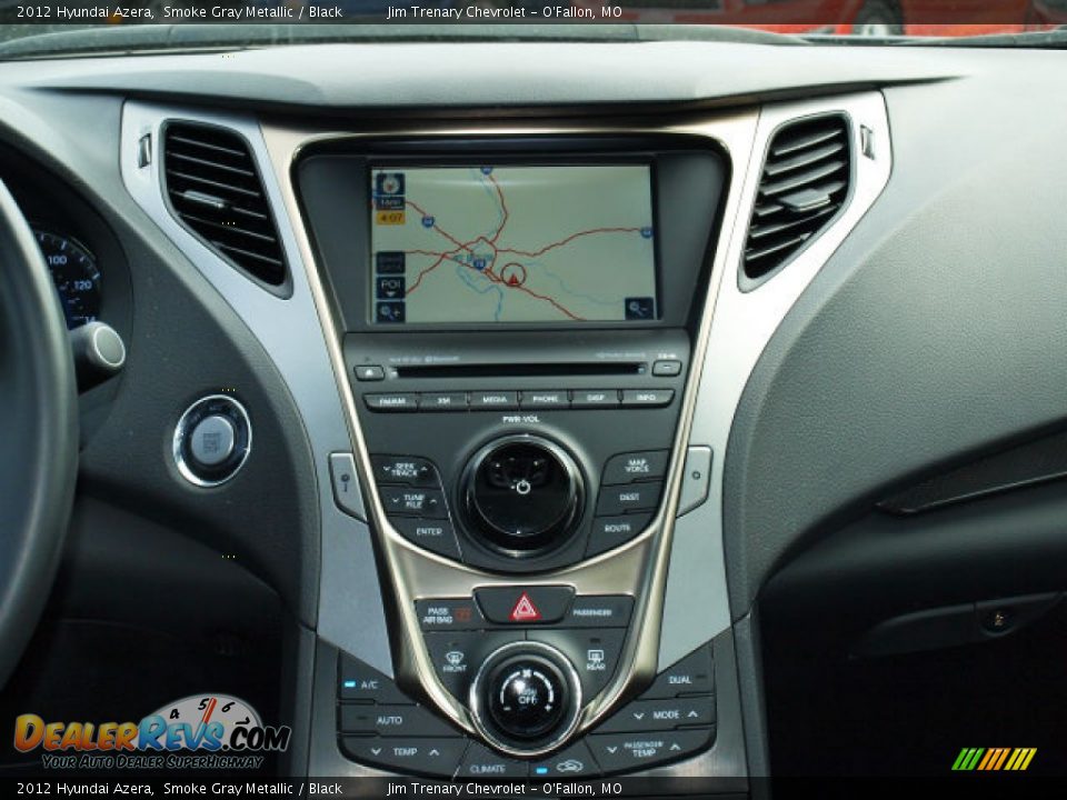 2012 Hyundai Azera Smoke Gray Metallic / Black Photo #12