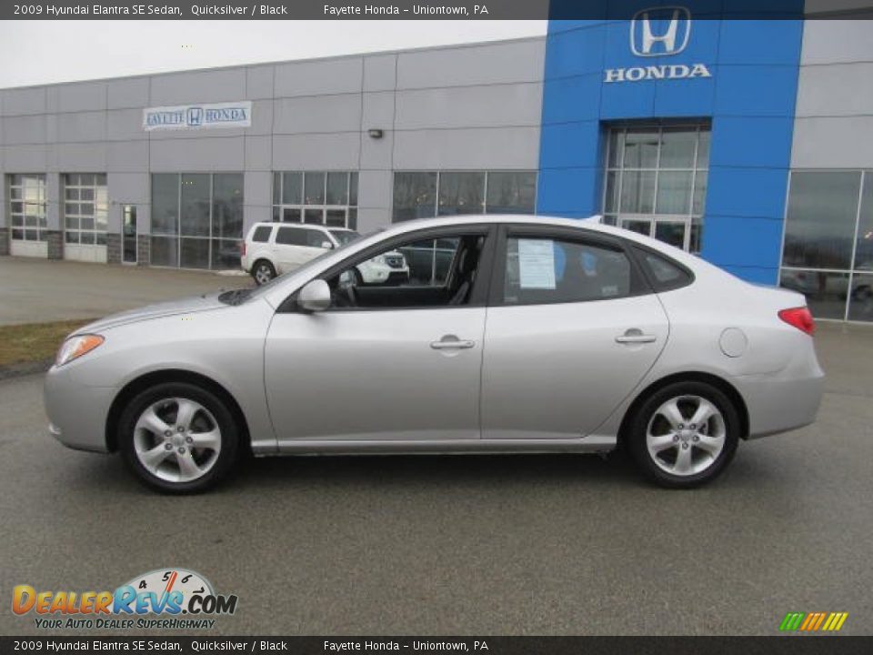 2009 Hyundai Elantra SE Sedan Quicksilver / Black Photo #2