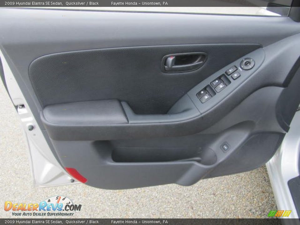 2009 Hyundai Elantra SE Sedan Quicksilver / Black Photo #6