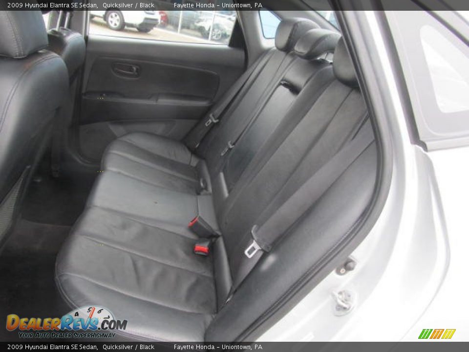 2009 Hyundai Elantra SE Sedan Quicksilver / Black Photo #8