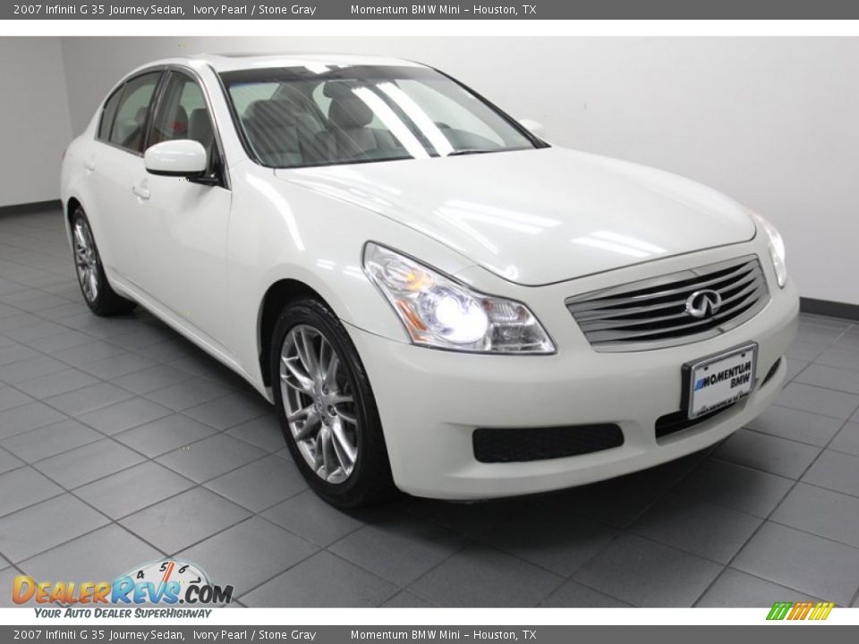 2007 Infiniti G 35 Journey Sedan Ivory Pearl / Stone Gray Photo #1