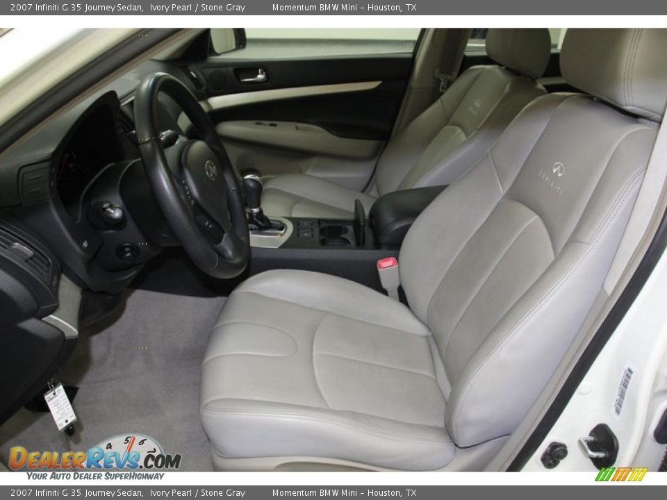 2007 Infiniti G 35 Journey Sedan Ivory Pearl / Stone Gray Photo #3