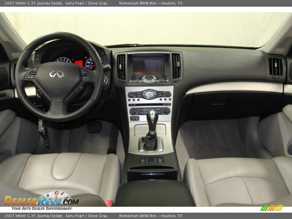 2007 Infiniti G 35 Journey Sedan Ivory Pearl / Stone Gray Photo #4
