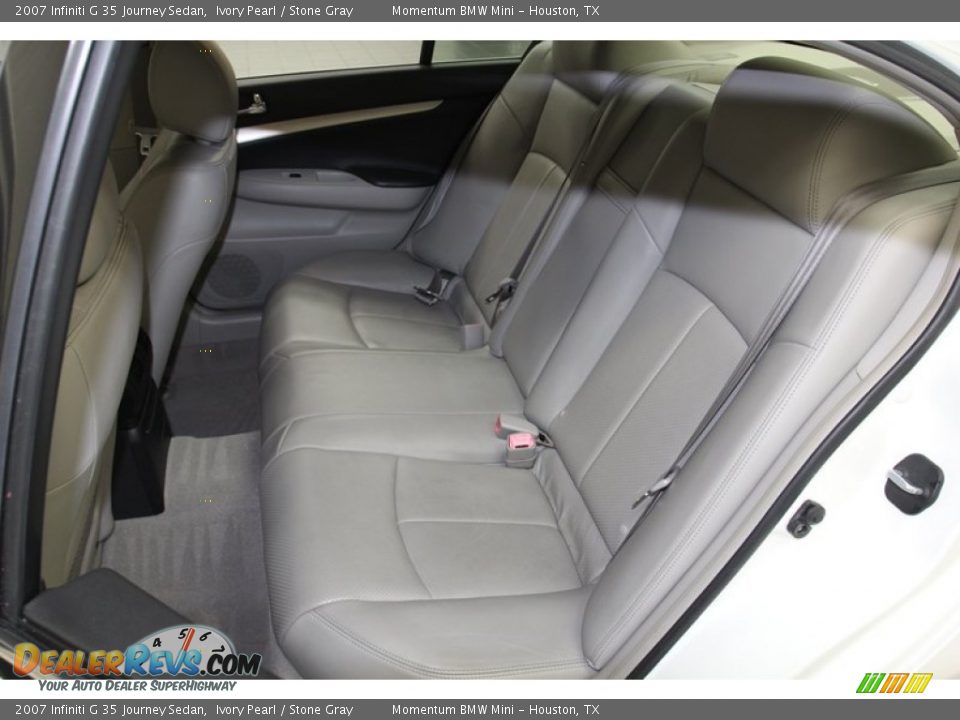 2007 Infiniti G 35 Journey Sedan Ivory Pearl / Stone Gray Photo #14