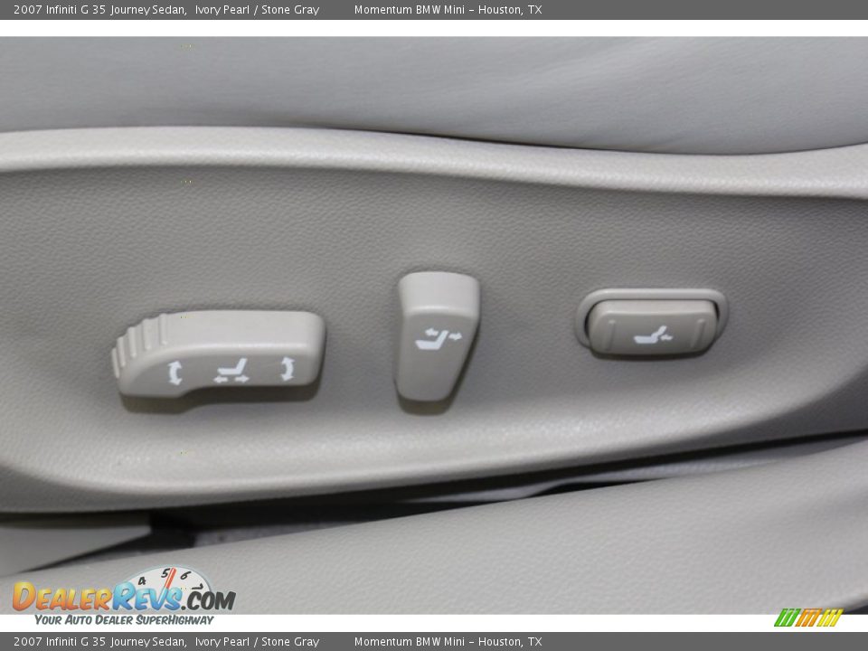 2007 Infiniti G 35 Journey Sedan Ivory Pearl / Stone Gray Photo #17