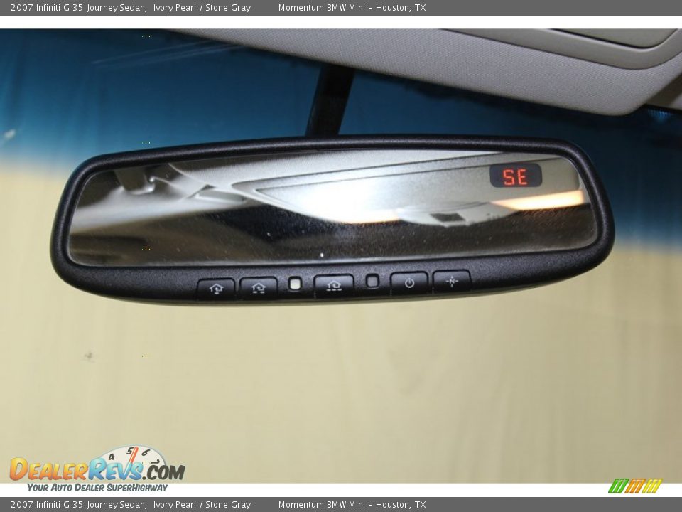 2007 Infiniti G 35 Journey Sedan Ivory Pearl / Stone Gray Photo #20