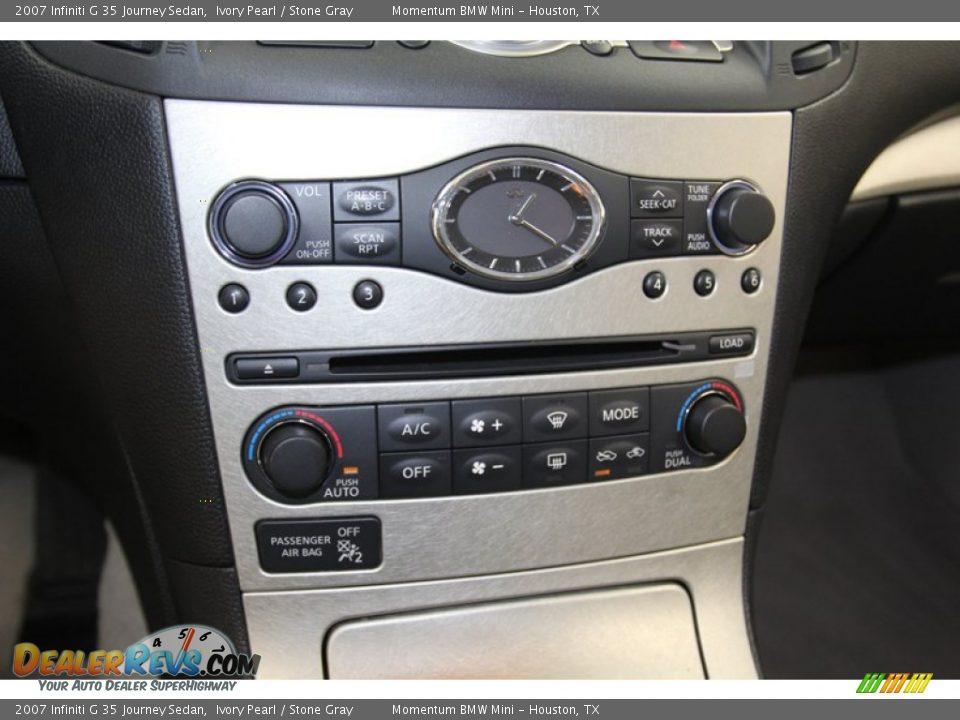 2007 Infiniti G 35 Journey Sedan Ivory Pearl / Stone Gray Photo #22