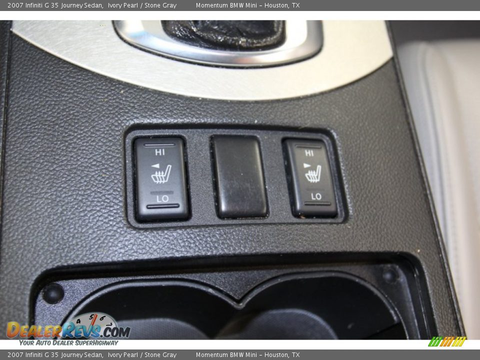 2007 Infiniti G 35 Journey Sedan Ivory Pearl / Stone Gray Photo #24
