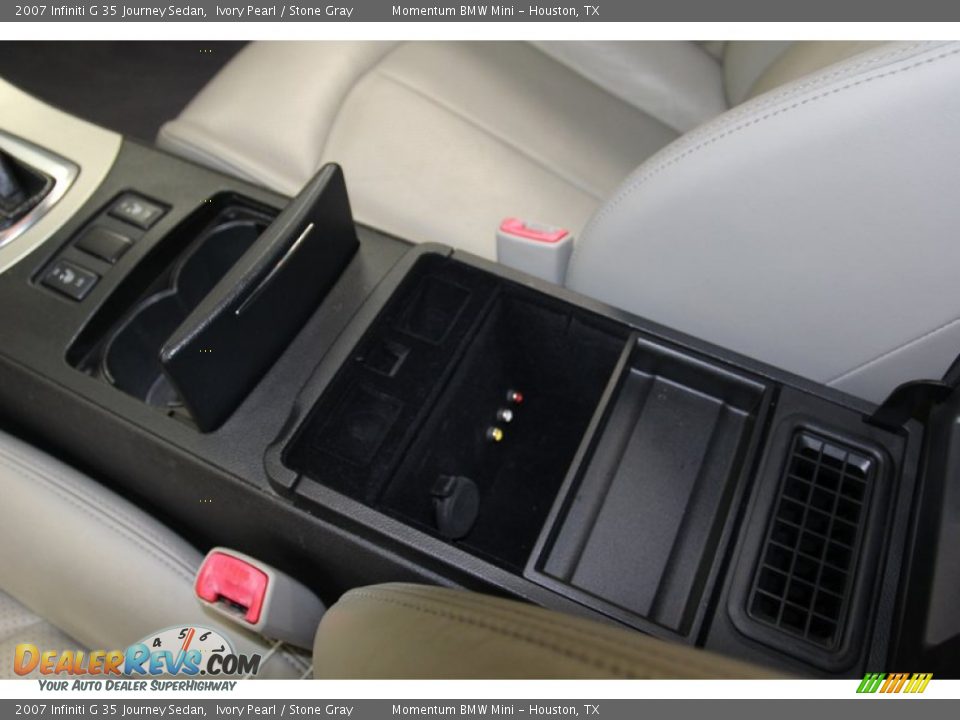 2007 Infiniti G 35 Journey Sedan Ivory Pearl / Stone Gray Photo #25