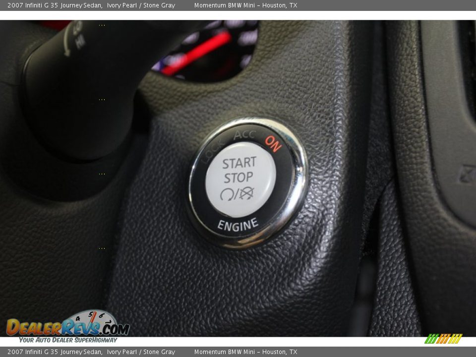 2007 Infiniti G 35 Journey Sedan Ivory Pearl / Stone Gray Photo #26