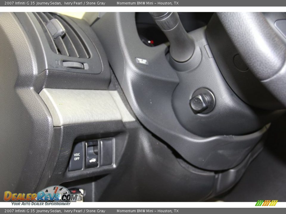 2007 Infiniti G 35 Journey Sedan Ivory Pearl / Stone Gray Photo #29