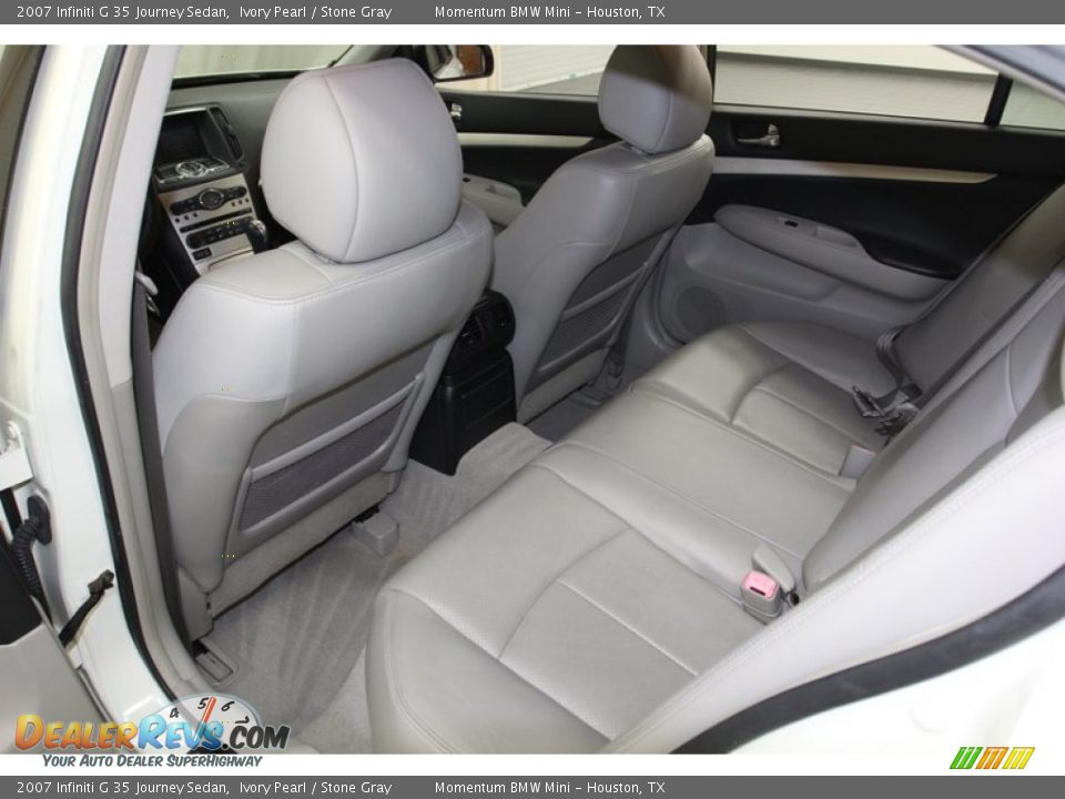 2007 Infiniti G 35 Journey Sedan Ivory Pearl / Stone Gray Photo #30