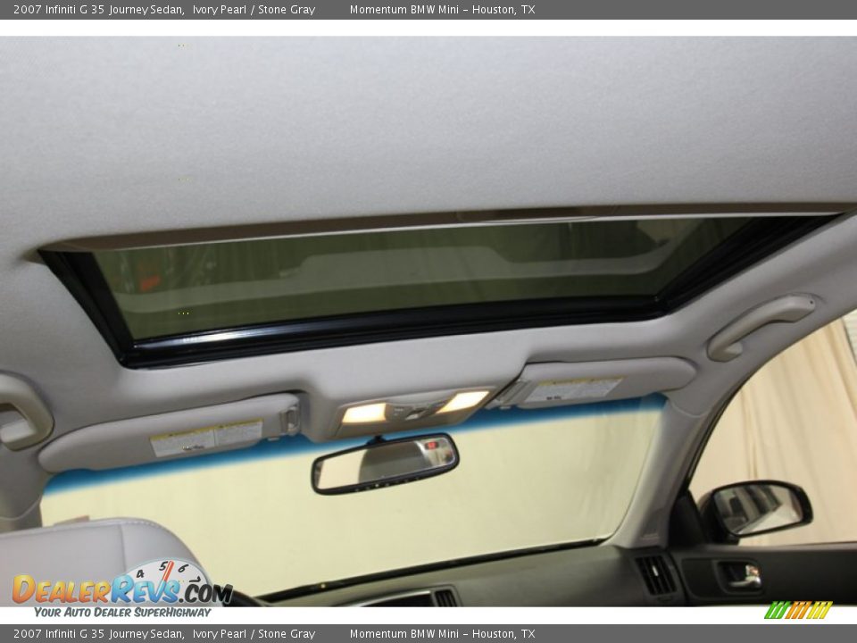 2007 Infiniti G 35 Journey Sedan Ivory Pearl / Stone Gray Photo #34