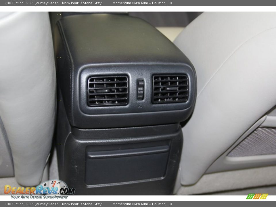2007 Infiniti G 35 Journey Sedan Ivory Pearl / Stone Gray Photo #35