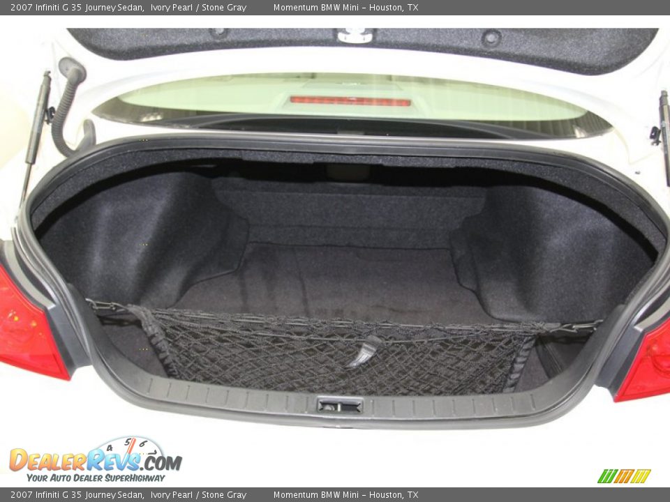 2007 Infiniti G 35 Journey Sedan Ivory Pearl / Stone Gray Photo #36