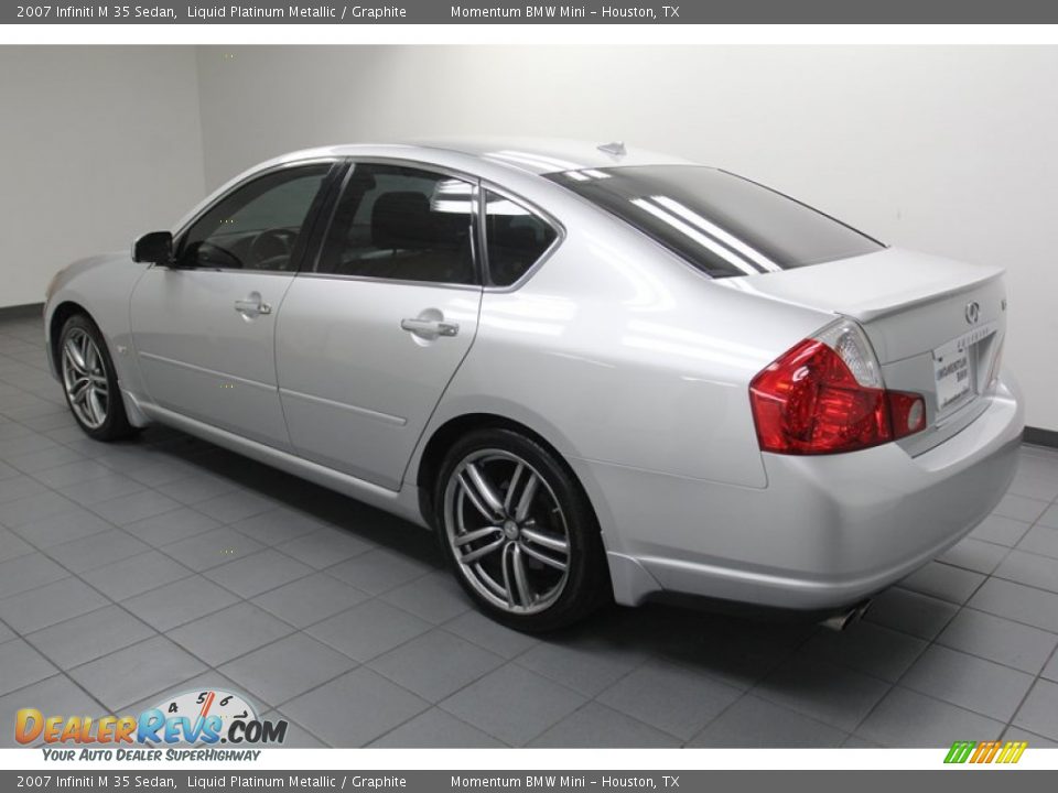 2007 Infiniti M 35 Sedan Liquid Platinum Metallic / Graphite Photo #5