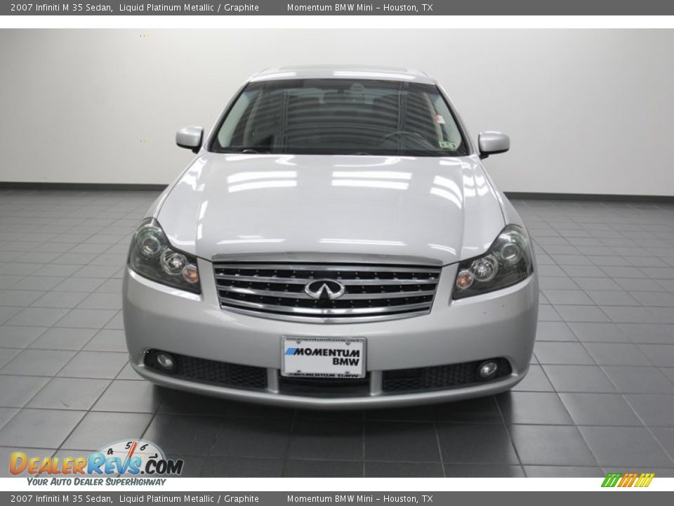 2007 Infiniti M 35 Sedan Liquid Platinum Metallic / Graphite Photo #6