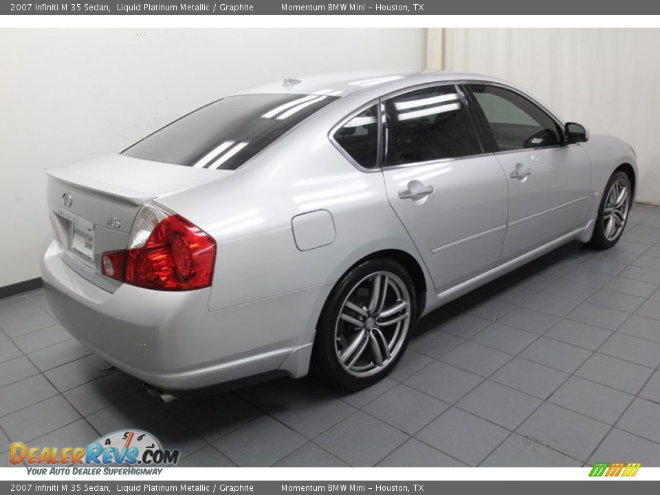 2007 Infiniti M 35 Sedan Liquid Platinum Metallic / Graphite Photo #10