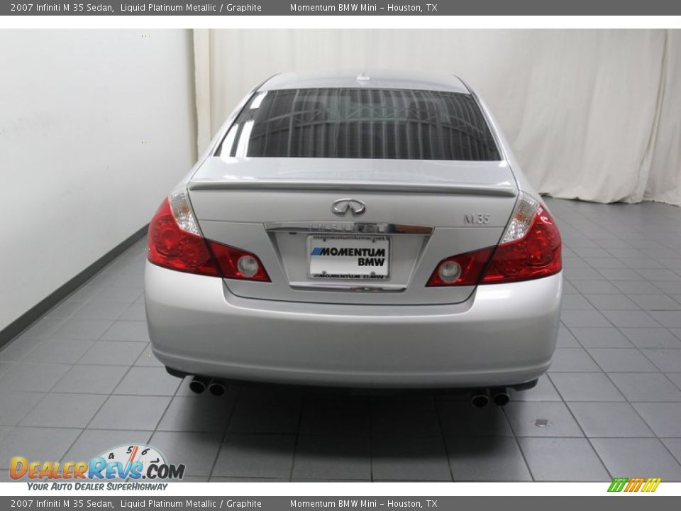 2007 Infiniti M 35 Sedan Liquid Platinum Metallic / Graphite Photo #11