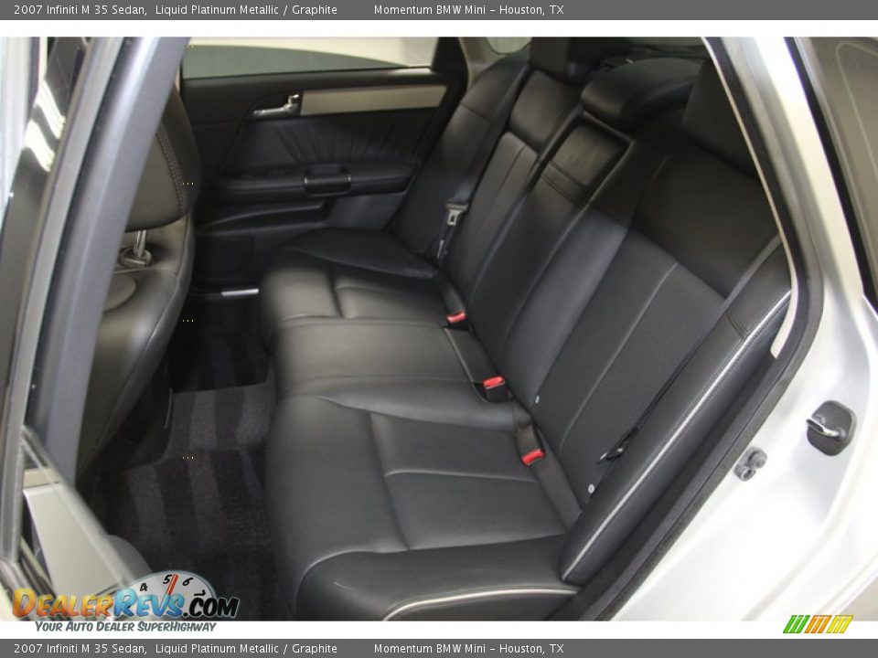 2007 Infiniti M 35 Sedan Liquid Platinum Metallic / Graphite Photo #13
