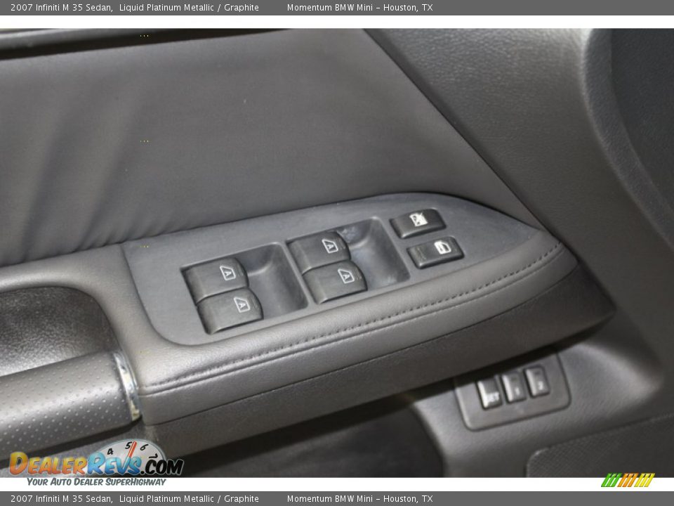 2007 Infiniti M 35 Sedan Liquid Platinum Metallic / Graphite Photo #15