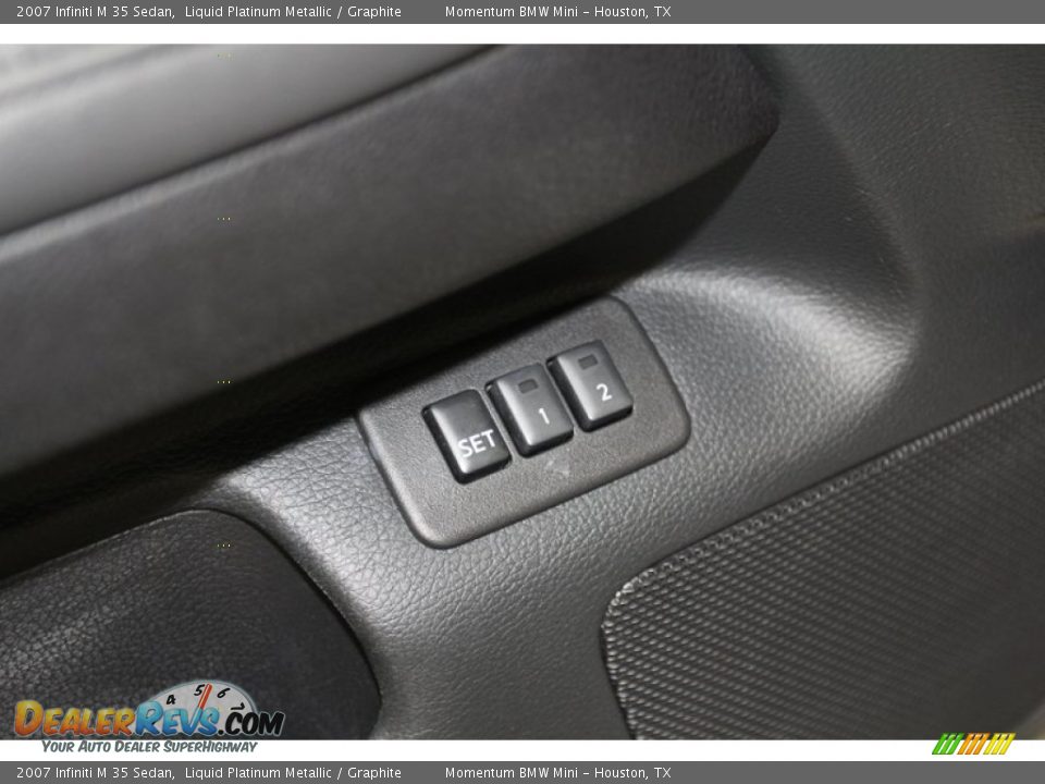 2007 Infiniti M 35 Sedan Liquid Platinum Metallic / Graphite Photo #16
